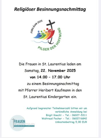 Plakat Besinnungstag